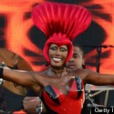 Grace Jones Hoops It Up to “Slave to the Rhythm”
